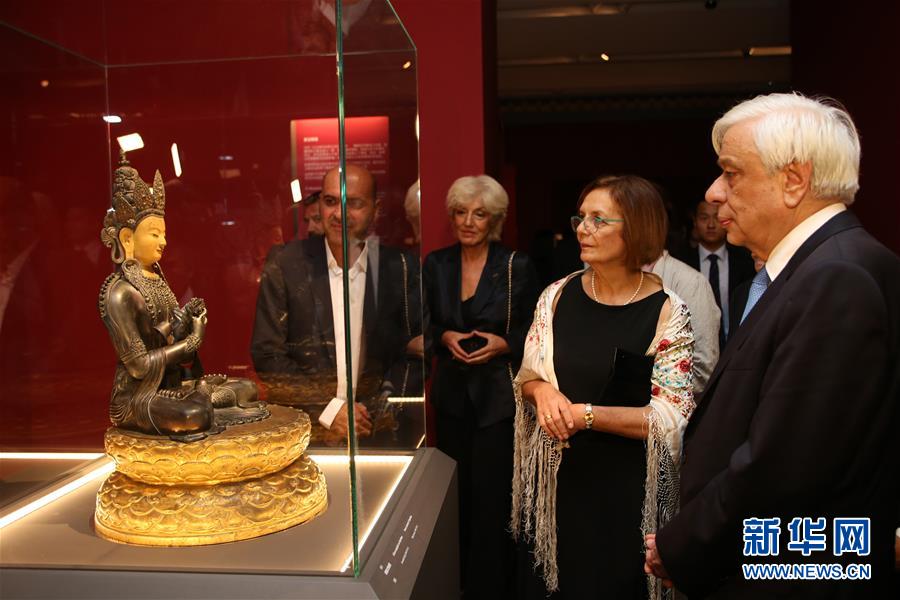 中国故宫文物展在希腊举行