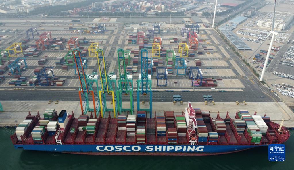 天津港“智慧零碳”码头吞吐量突破100万标准箱